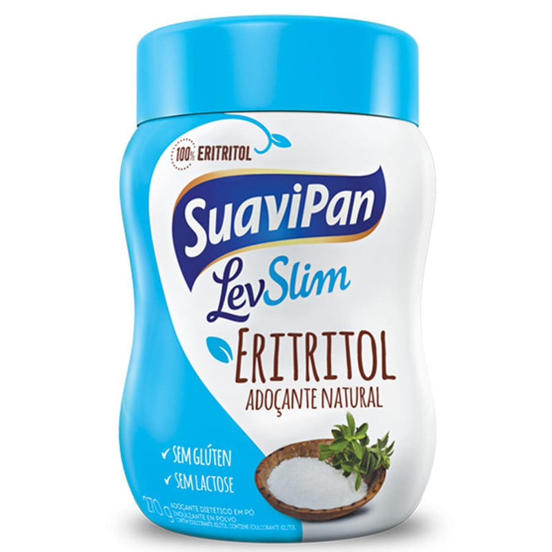 Adoçante Natural Eritritol LevSlim 270g - SUAVIPAN