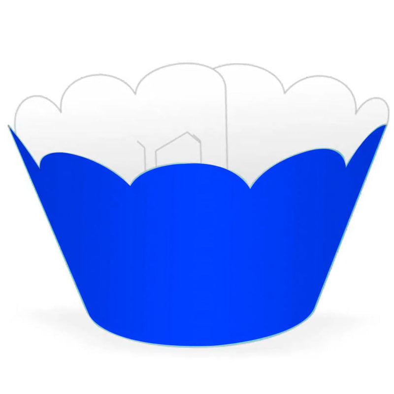Wrapper para Cupcake Azul Escuro com 12 un RABICO