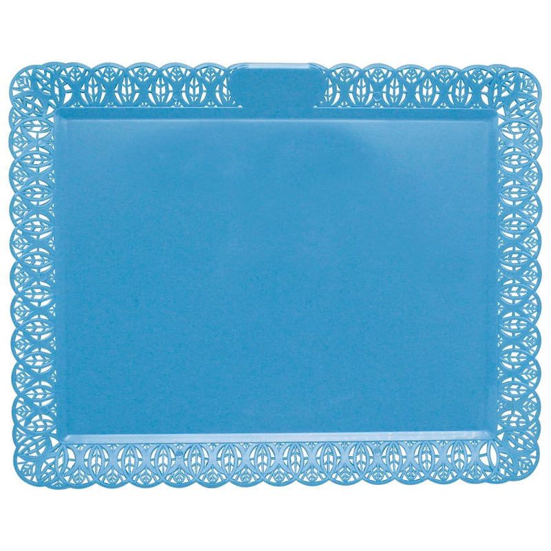 Bandeja Retangular B2 Azul Bebê 28x34cm - FORT