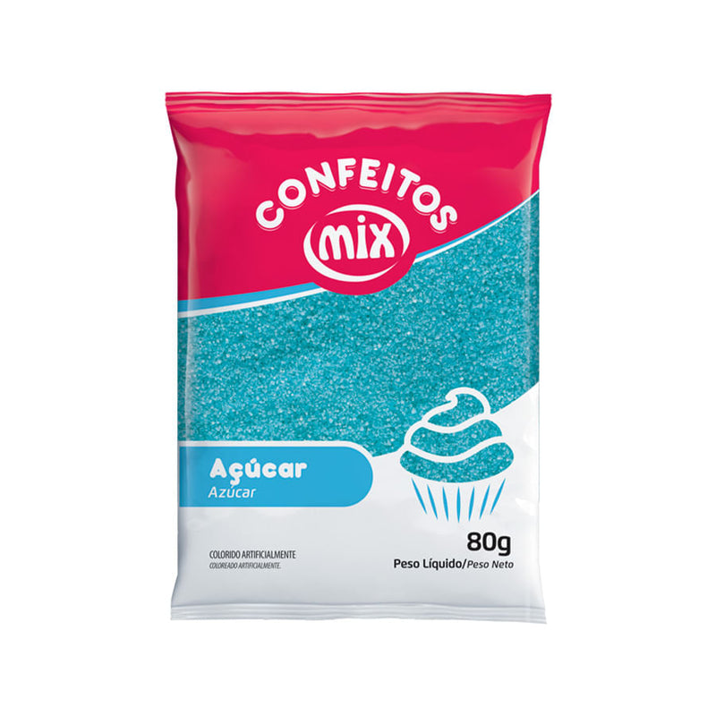 Açúcar Cristal Azul 80g MIX
