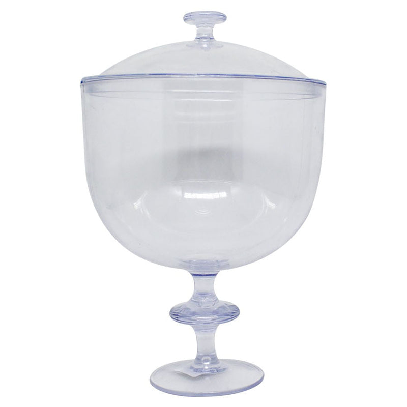 Taça Americana Acrílico Incolor com Tampa 1,250L