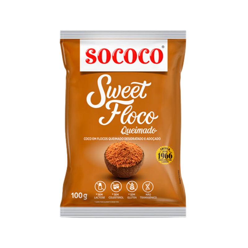 Coco Sweet Floco Queimado 1kg SOCOCO
