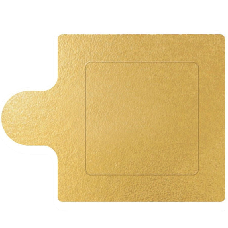 Base para Doce Quadrada Ouro 6cm com 20 un ULTRA FEST