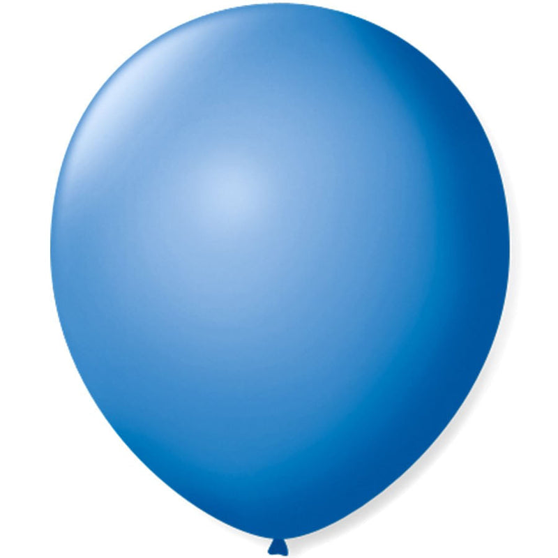 Balão Liso N°9 Azul Turquesa com 50 un SÃO ROQUE
