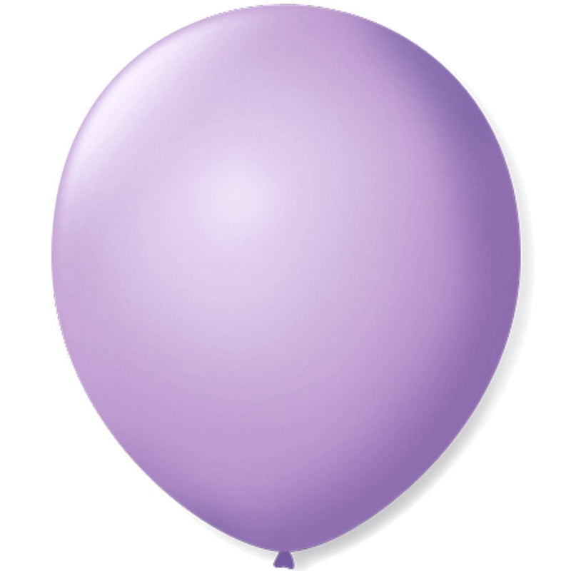 Balão Liso N°7 Lilás Baby com 50 un SÃO ROQUE