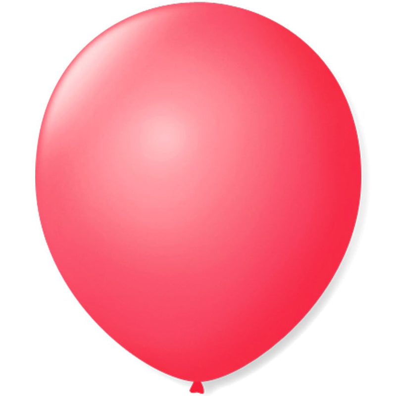 Balão Liso N°9 Rosa Pink com 50 un SÃO ROQUE