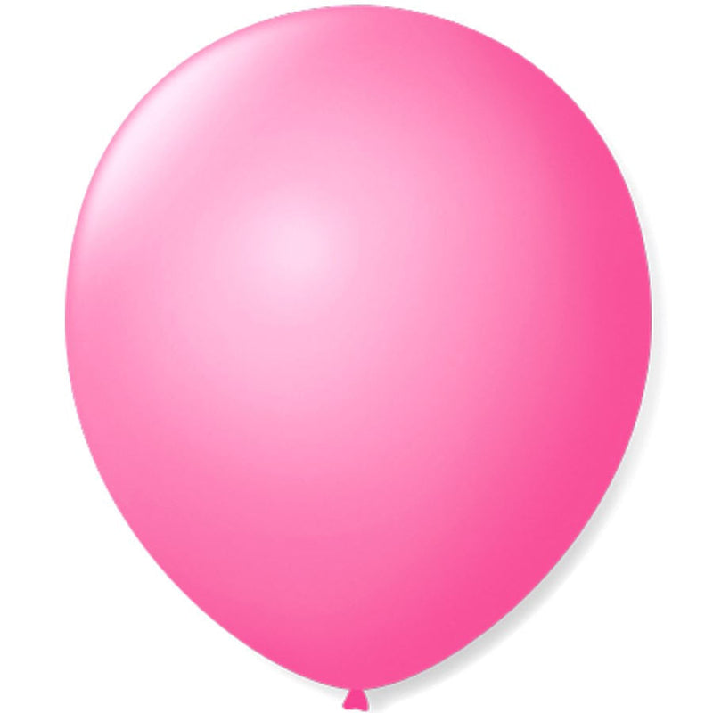 Balão Liso N°7 Rosa Tutti Frutti com 50 un SÃO ROQUE