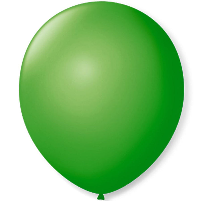 Balão Liso N°7 Verde Maça com 50 un SÃO ROQUE