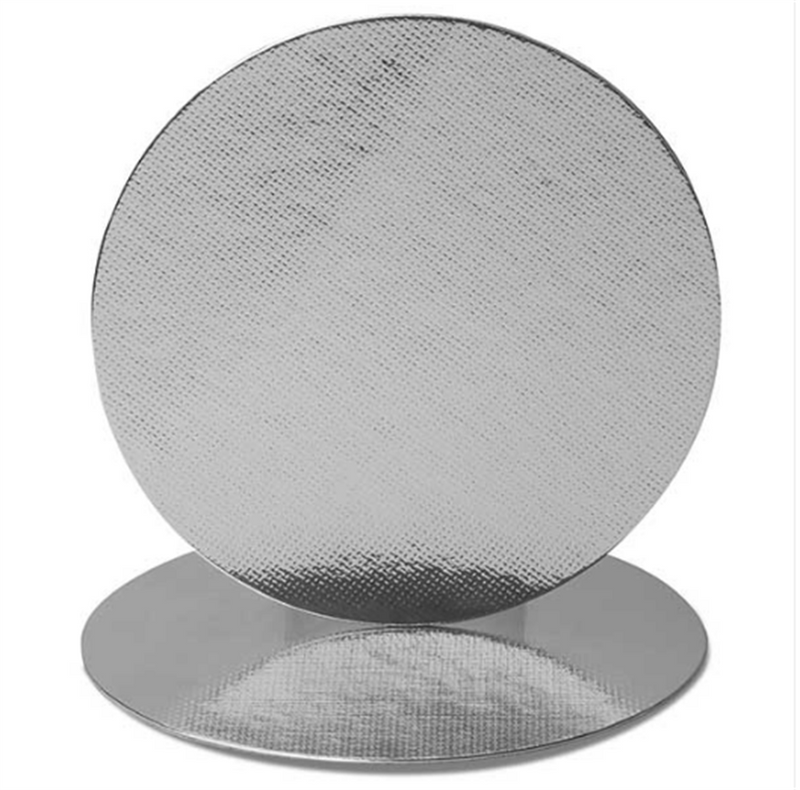 Base para Bolo Classic Redonda Prata 25cm com 10 un STALDEN
