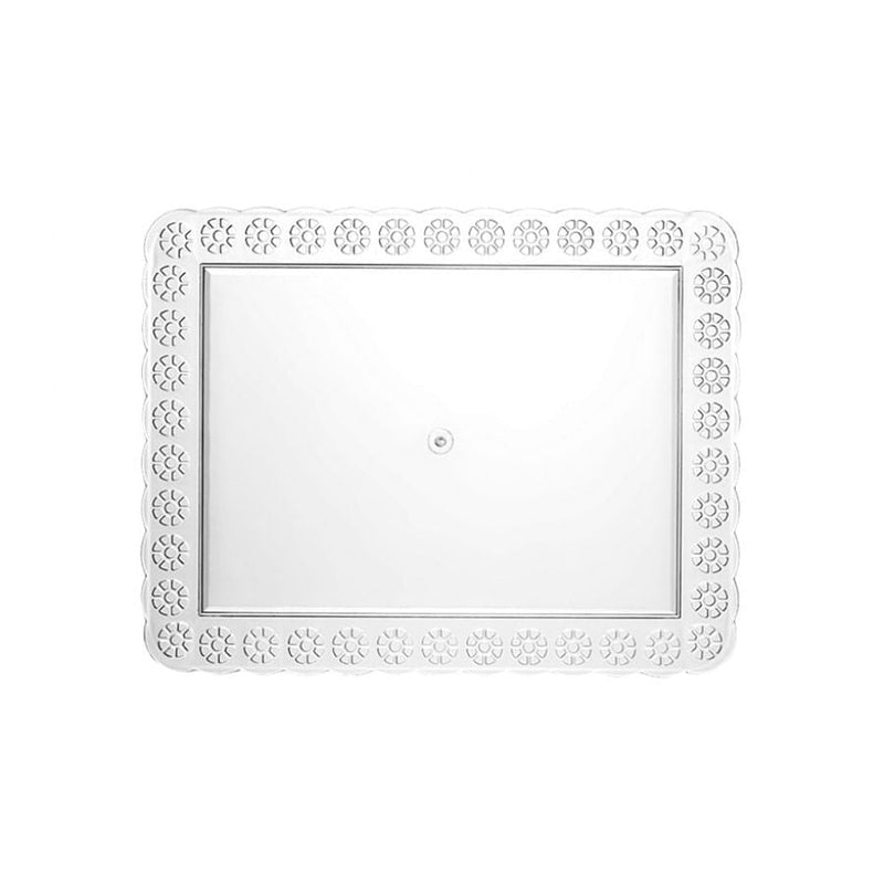 Bandeja Cristal 35x27,5cm un TRÊS TRIÂNGULOS