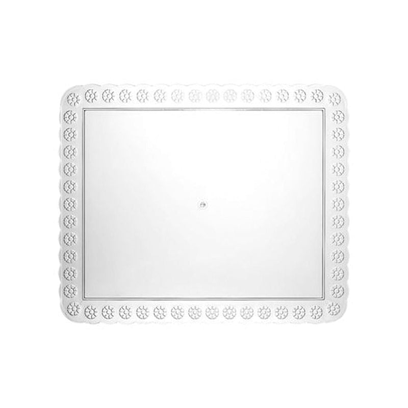 Bandeja Retangular Cristal 48x39cm un TRÊS TRIÂNGULOS