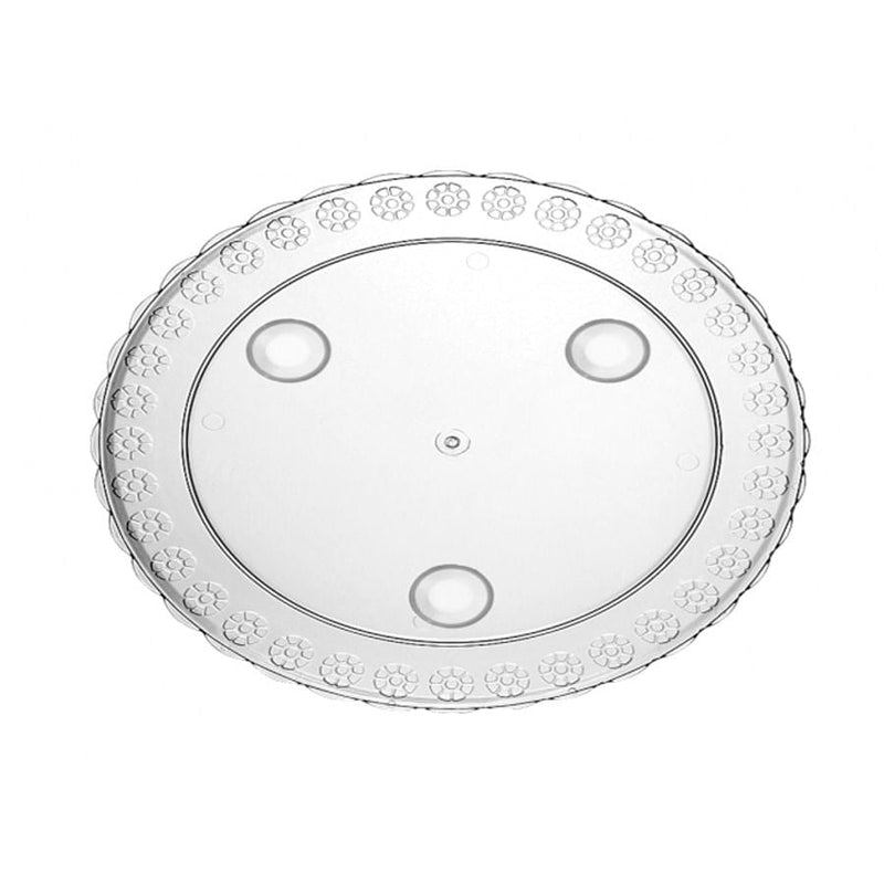 Tabuleiro Redondo Cristal 32cm un TRÊS TRIÂNGULOS