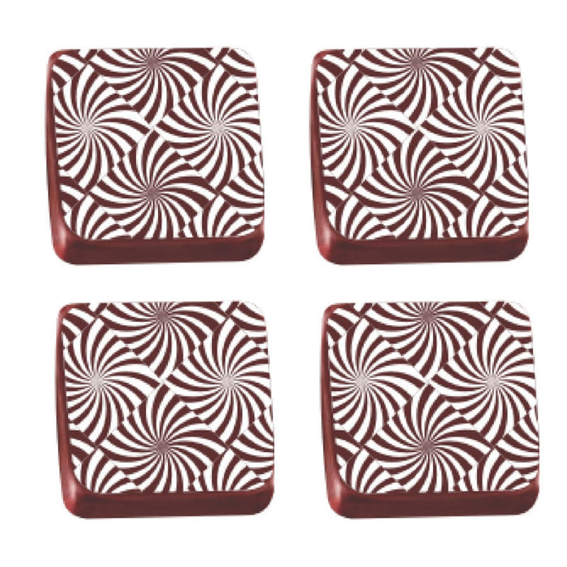 Transfer para Chocolate Catavento Branco (TRG806301) STALDEN
