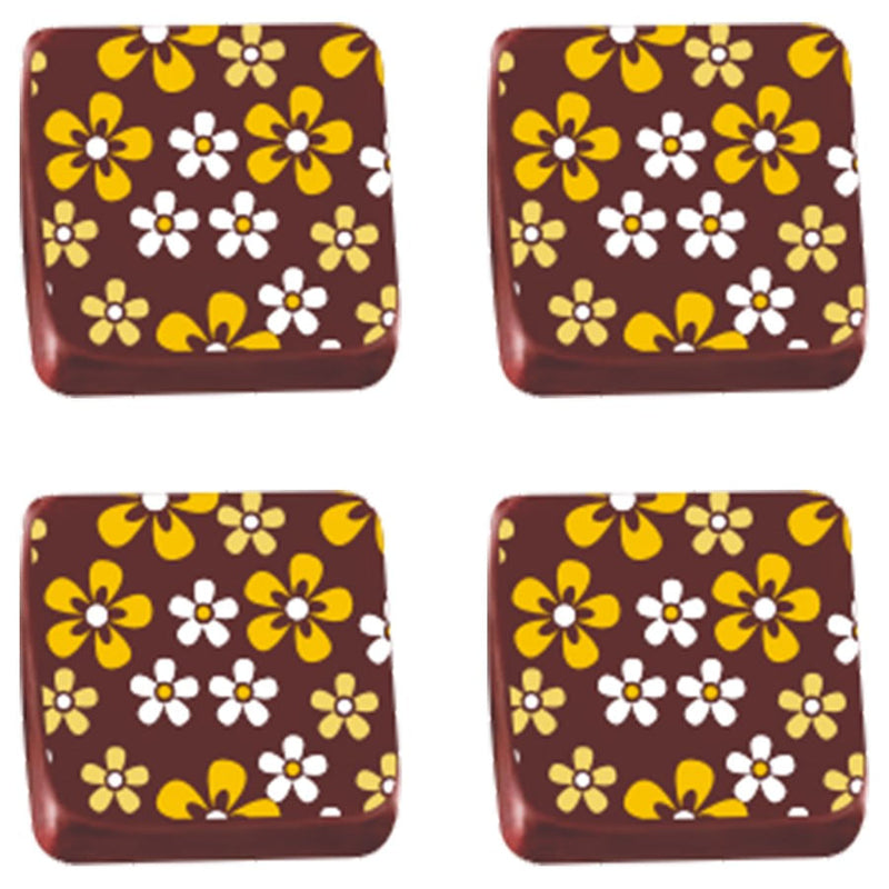 Transfer para Chocolate Margaridas Amarelas (TRG803704) STALDEN