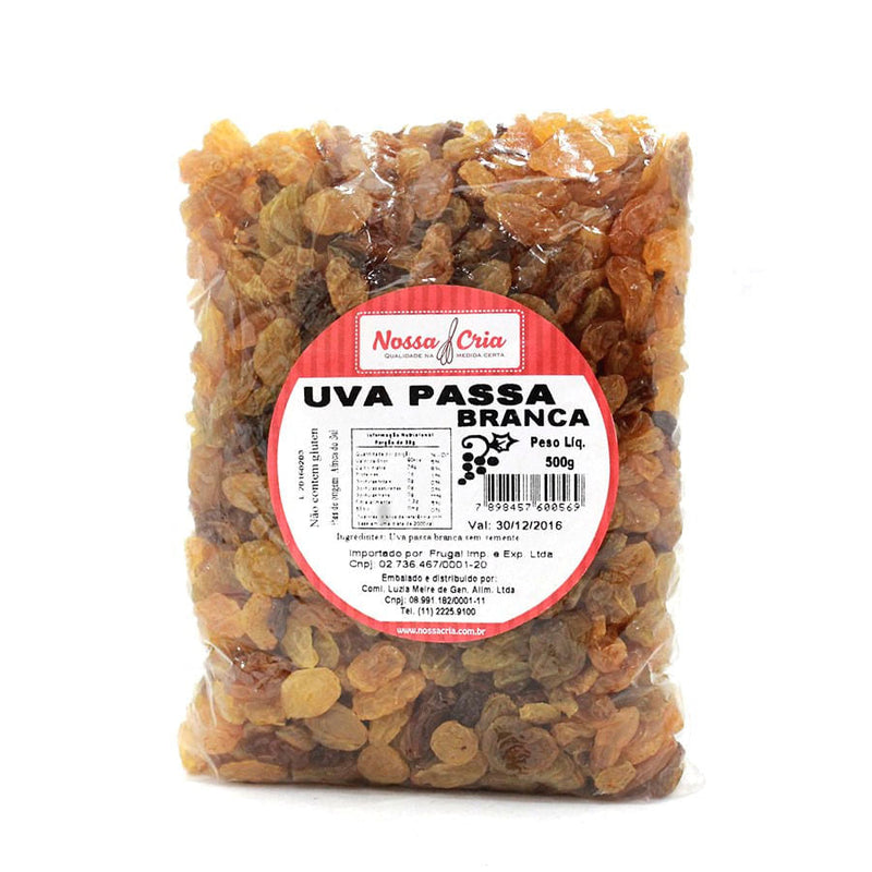 Uva Passa Branca 500g NOSSA CRIA